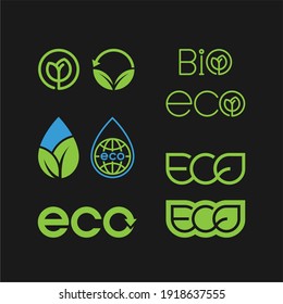 Eco flat vector icon. Ecology flat vector sign