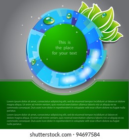 Eco-Flyer oder Cover-Design