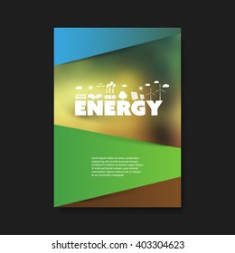 Eco Flyer Design Template - Renewable Energy Theme