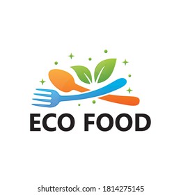 Eco Food Logo Template Design Vector