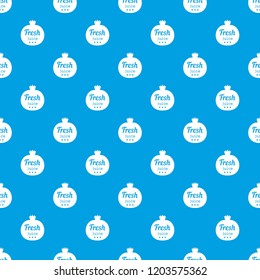 Eco fresh juice pattern vector seamless blue repeat for any use