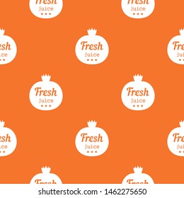 Eco fresh juice pattern vector orange for any web design best