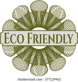 Eco Friendly Abstrakte Rosette