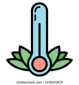 Fuente de energía alternativa ecológica e icono de reciclado de residuos, dibujo ecológico ecológico de la Tierra simple ilustración plana vectorial, aislado en blanco. Ambiente del mundo de limpieza.