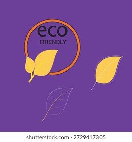 Insignia ecológica, etiqueta engomada - Ilustración vectorial Conjunto de iconos ecológicos. Cupones de alimentos ecológicos. Etiquetas de alimentos naturales orgánicos.