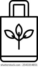 Eco Friendly Bag Vector Illustration Detailed Icon