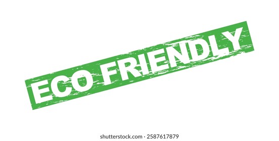 eco friendly banner stamp vector design illustration