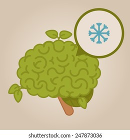 eco friendly brain: snow