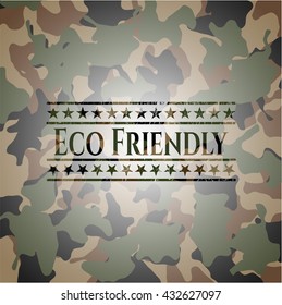 Eco Friendly camo emblem
