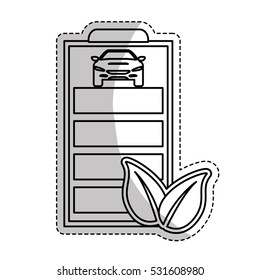 eco friendly car icon image vector illustration design 
