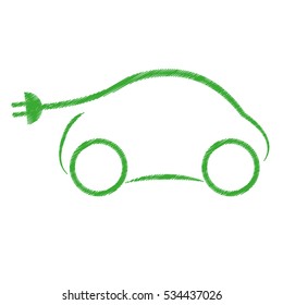 eco friendly car icon image vector illustration design 