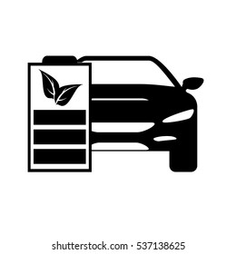 eco friendly car icon image vector illustration design 