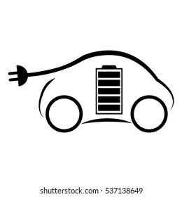 eco friendly car icon image vector illustration design 