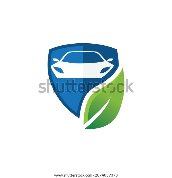 eco friendly car\
symbol and logo vector