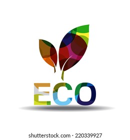 Eco Friendly Colorful Vector Icon Design
