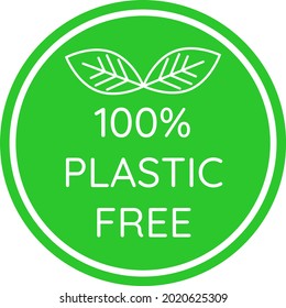 Eco friendly concept design element. Vector stock illustration.