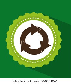 eco friendly  design, vector illustration eps10 graphic 