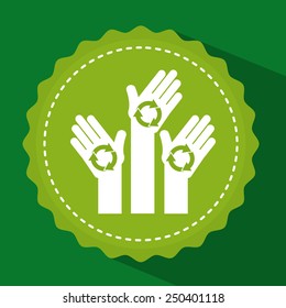 eco friendly  design, vector illustration eps10 graphic 