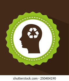eco friendly design, vector illustration eps10 graphic 