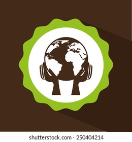eco friendly design, vector illustration eps10 graphic 