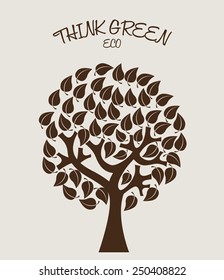 eco friendly  design, vector illustration eps10 graphic 