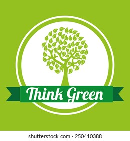 eco friendly design, vector illustration eps10 graphic 