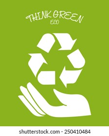 eco friendly  design, vector illustration eps10 graphic 