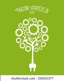 eco friendly  design, vector illustration eps10 graphic 