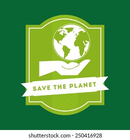 eco friendly design, vector illustration eps10 graphic 