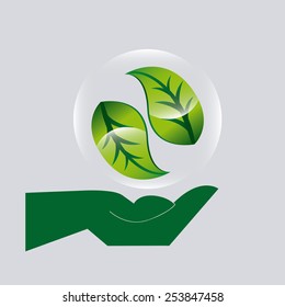 eco friendly design, vector illustration eps10 graphic 
