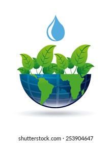 eco friendly design, vector illustration eps10 graphic 