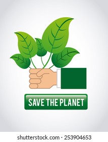 eco friendly design, vector illustration eps10 graphic 