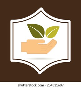 eco friendly design, vector illustration eps10 graphic 