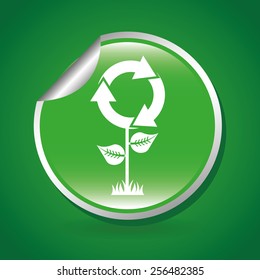 eco friendly design, vector illustration eps10 graphic 