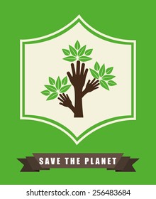 eco friendly design, vector illustration eps10 graphic 