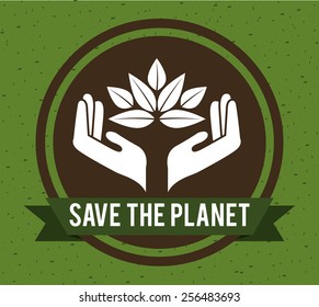 eco friendly design, vector illustration eps10 graphic 