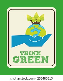 eco friendly design, vector illustration eps10 graphic 