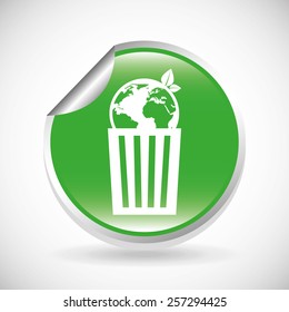 eco friendly design, vector illustration eps10 graphic 