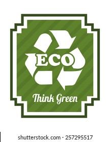 eco friendly design, vector illustration eps10 graphic 