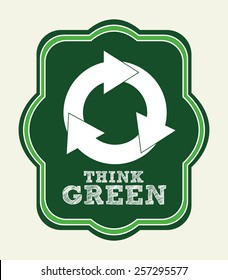eco friendly design, vector illustration eps10 graphic 