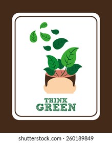 eco friendly design, vector illustration eps10 graphic 