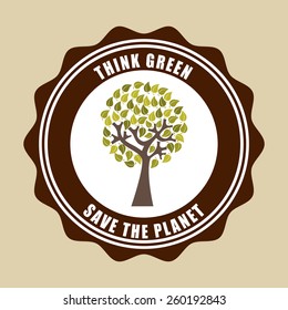 eco friendly design, vector illustration eps10 graphic 