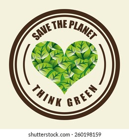 eco friendly design, vector illustration eps10 graphic 