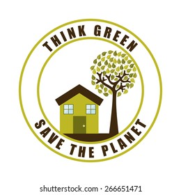 eco friendly design, vector illustration eps10 graphic 
