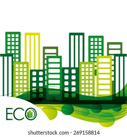 Eco friendly design, vector illustration eps10 graphic