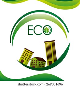 eco friendly design, vector illustration eps10 graphic 