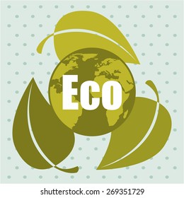 eco friendly design, vector illustration eps10 graphic 