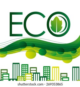 eco friendly design, vector illustration eps10 graphic 