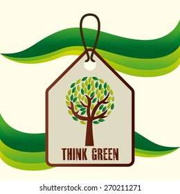 eco friendly design, vector illustration eps10 graphic 