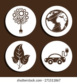 eco friendly design, vector illustration eps10 graphic 